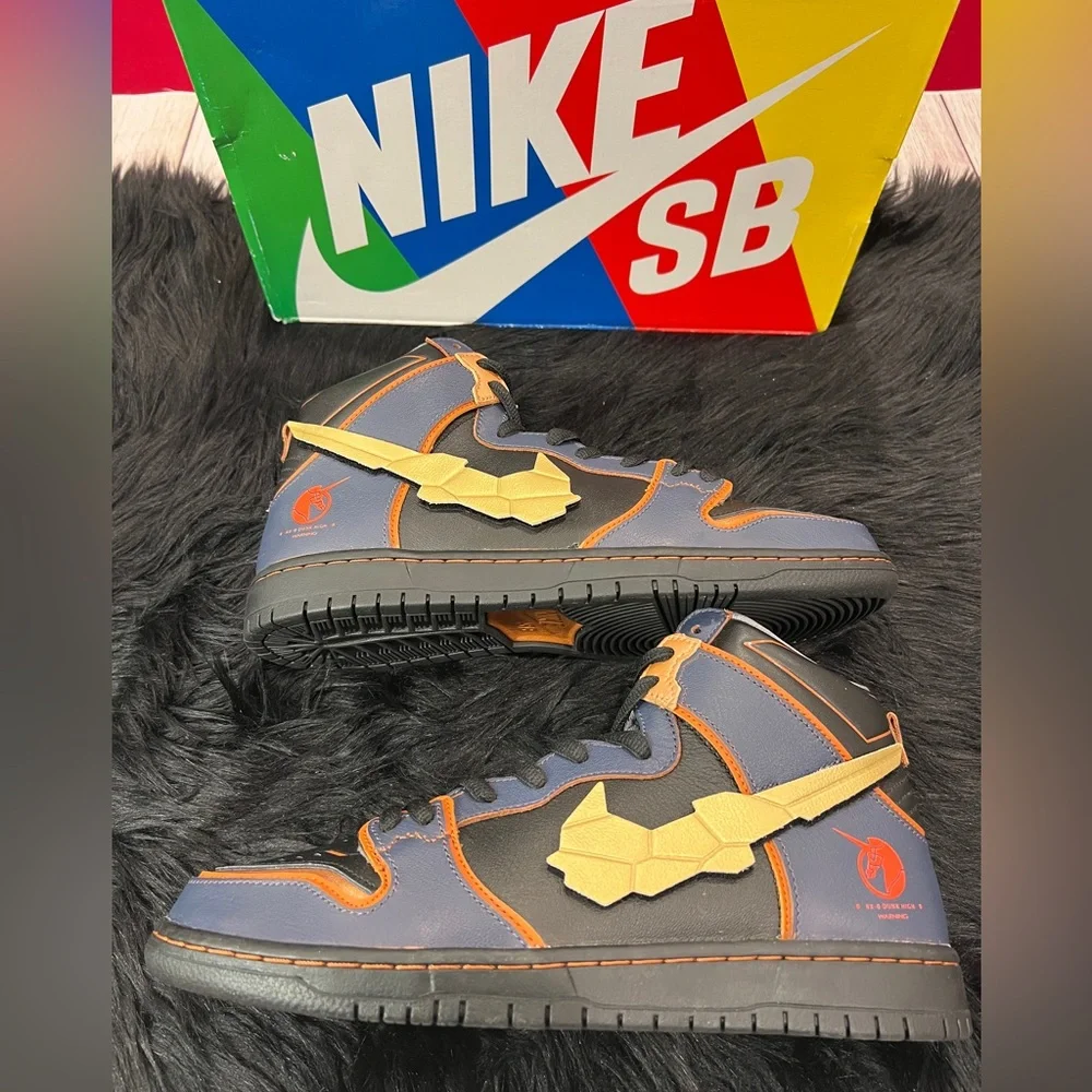 NIKE SB DUNK HIGH | RX-0 Unicorn Gundam 02 Banshee | Size 11m | DS OG ALL - Picture 2 of 10